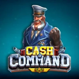 Cash of Command slot logo by Play'n GO at Dux Casino