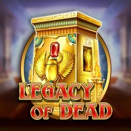 Legacy of Dead slot logo by Play’n GO at Dux Casino