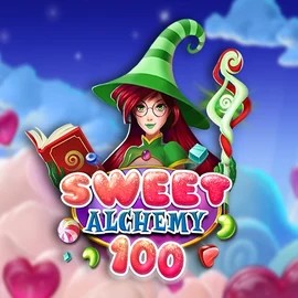 Sweet Alchemy 100 game by Play’n GO – logo hosted on Dux Casino